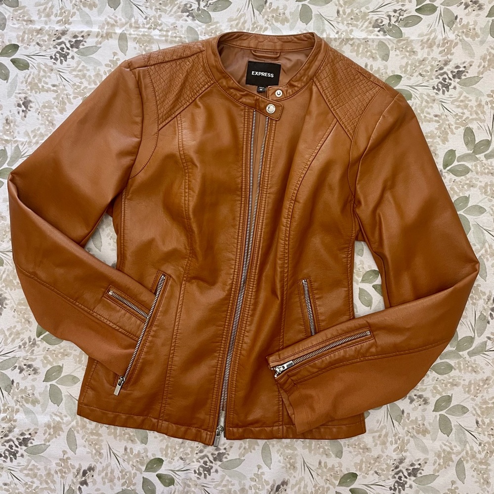 Express Vegan Leather Jacket szXL